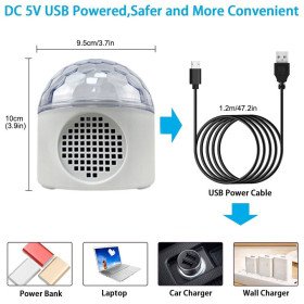 كرة ديسكو ملونة بمختلف الألوان للحفلات وأعياد الميلاد 